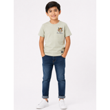 Soviet Boys Short Sleeves Crew Fashion T-Shirt In Sage