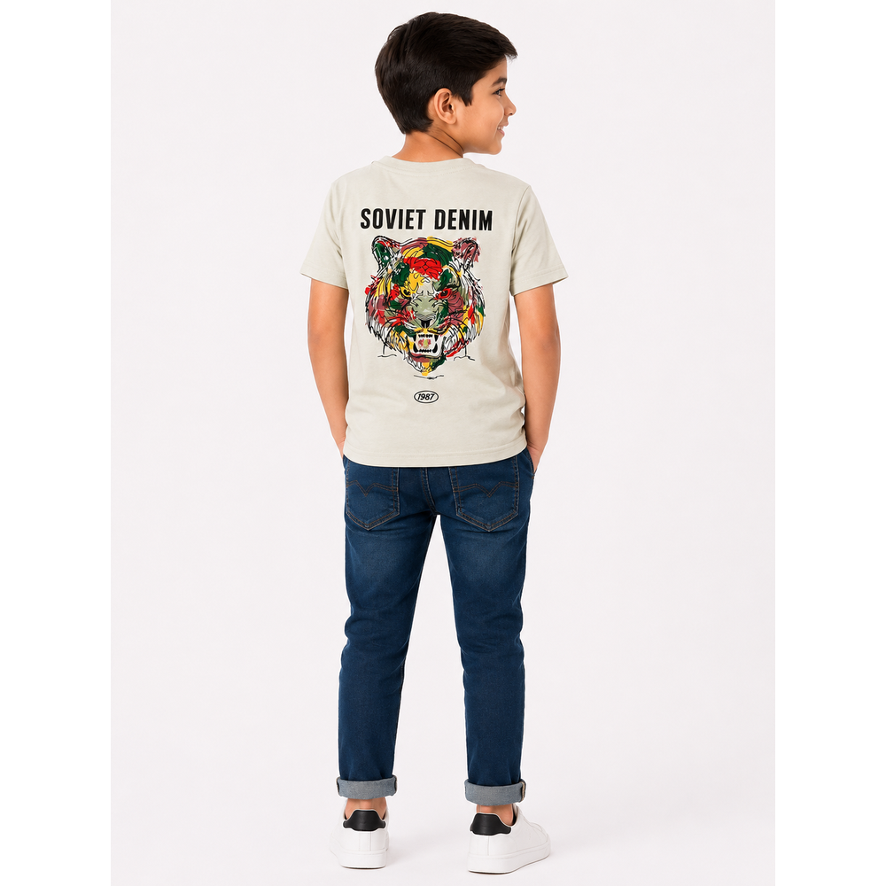 Soviet Boys Short Sleeves Crew Fashion T-Shirt In Sage