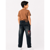 Soviet Boys Sleek Boys Fashion Skinny Denim Jeans In Dark Indigo