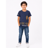 Soviet Boys Sub Zero Short Sleeves Fashion T-Shirt In Navy