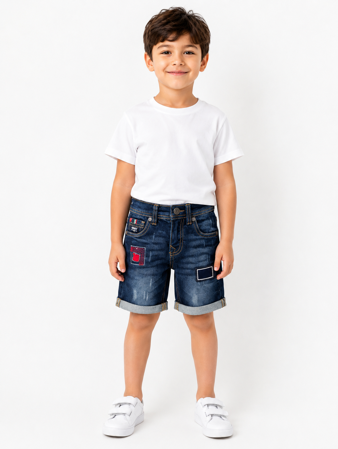 Soviet Boys Swish Denim Short In Dark Indigo