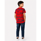 Soviet Boys Whirlwind Short Sleeves Fashion T-Shirt In Red