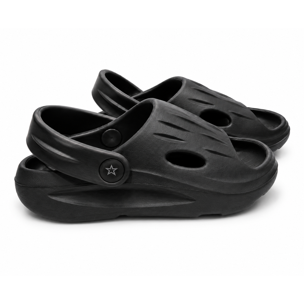 Soviet Infants Komodo Push In Pool Sandals In Black