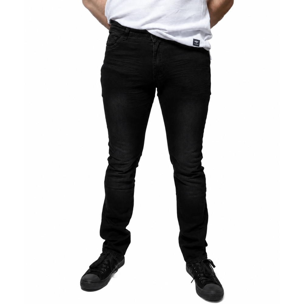 Soviet Mens Modric Slim Leg Fashion Jeans In Black