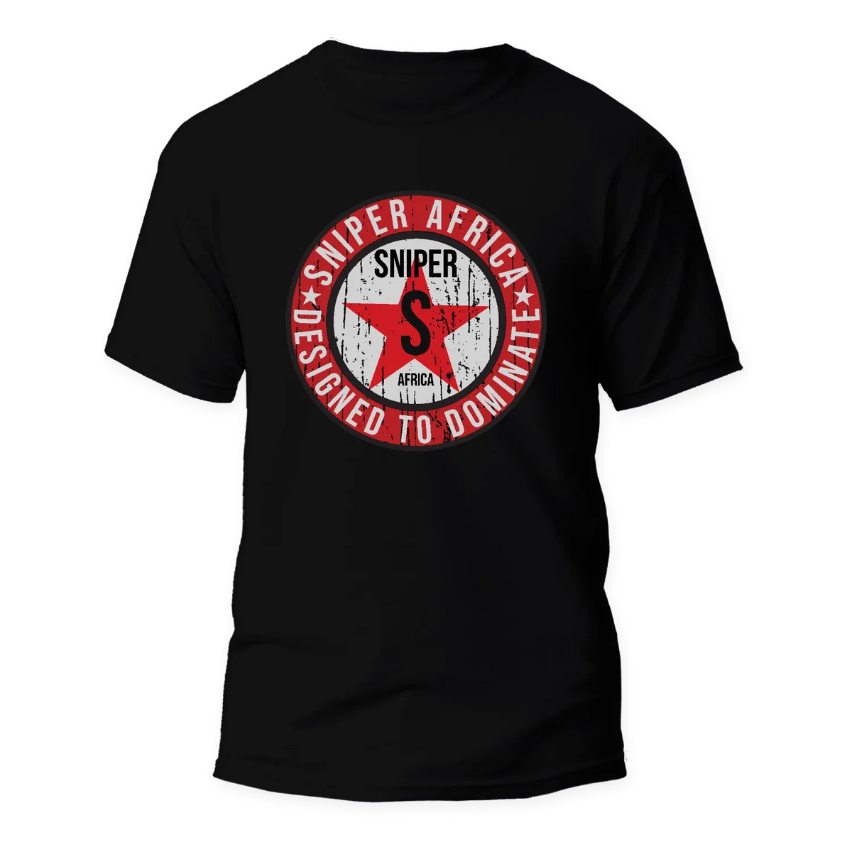 Sniper Syst Youth Star Tshirt Black