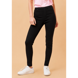 Stella Morgan Mid Waist Narrow Waistband Pants In Black