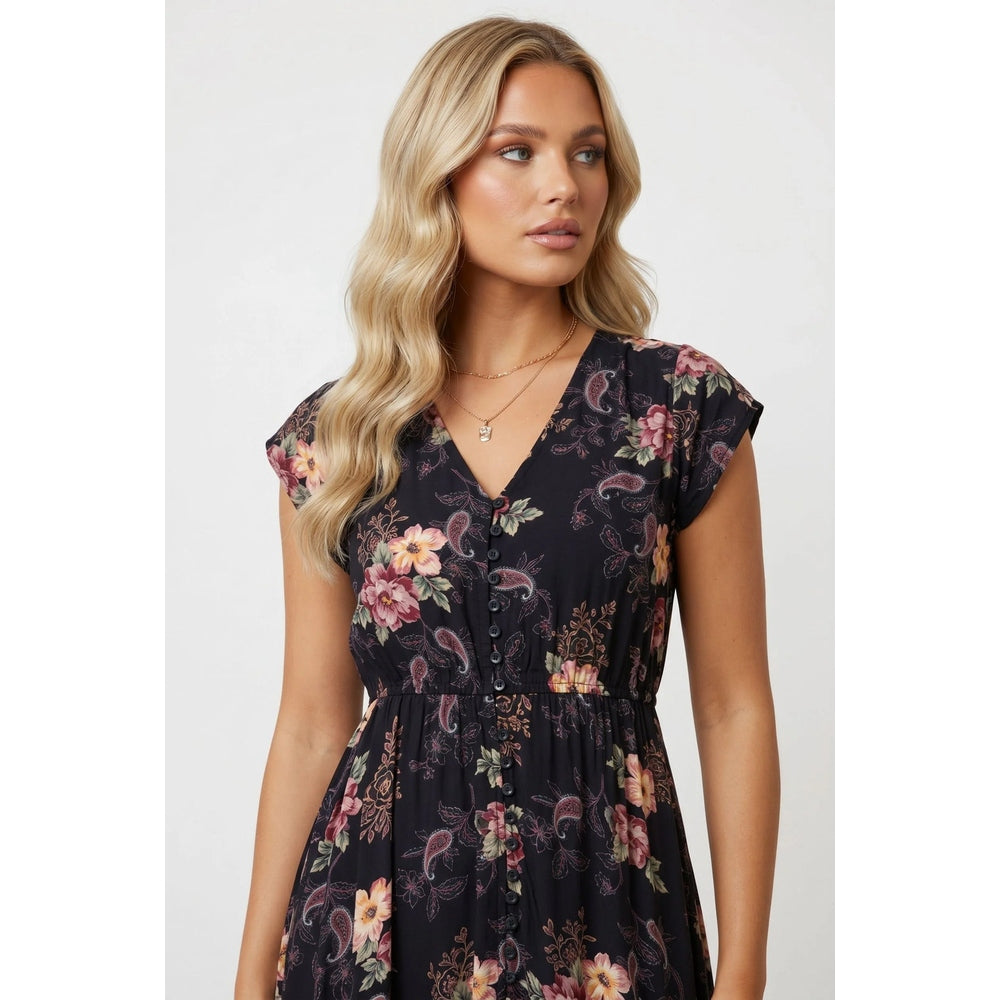Stella Morgan Ladies Dress In Navy