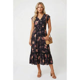 Stella Morgan Ladies Dress In Navy