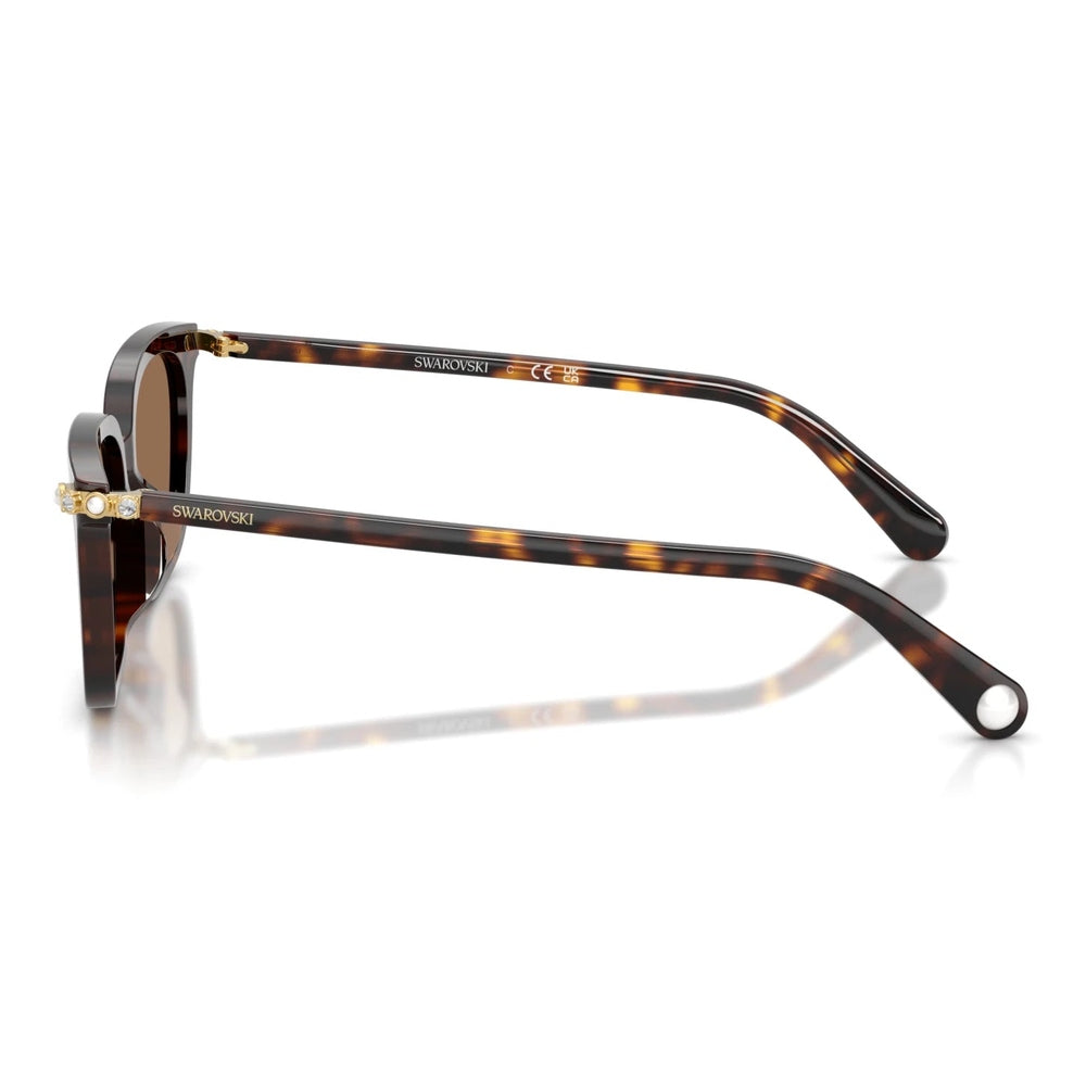 Swarovski Womens Sunglasses In Havana/Dark Brown