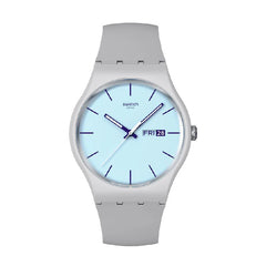 Swatch Blueberry Sky Grey Blue Watch