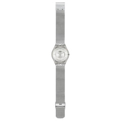 Swatch Metal Knit Again Silver Watch