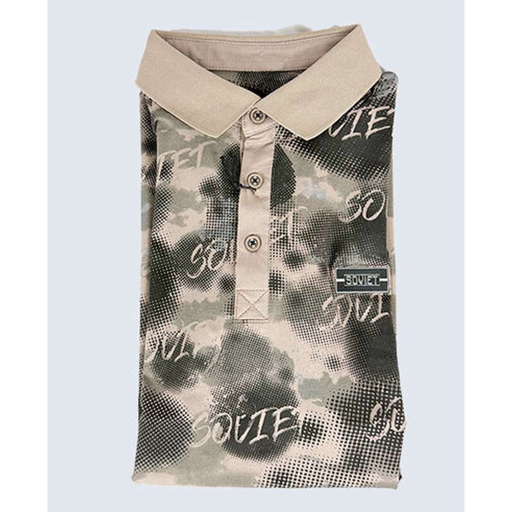 Soviet Mens Trevor Fashion Golfer In Taupe
