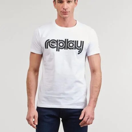 Replay M6754 Tee  001 White