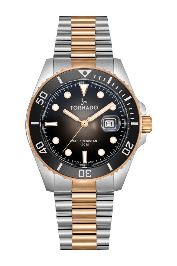 Tornado Lumina Gents Watch Black - T22001-KBKB