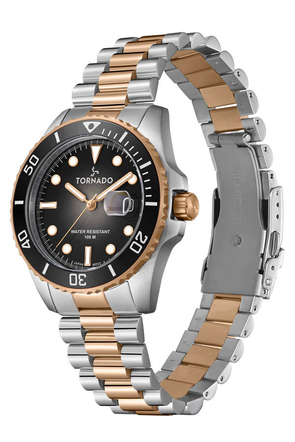 Tornado Lumina Gents Watch Black - T22001-KBKB