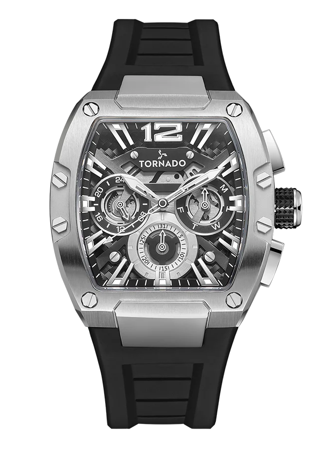 Tornado XENITH Multi Function Gents Watch - T23105-SSBB