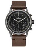 Tornado Classic Men's Multi Function Black Dial Watch T24108-ELDB