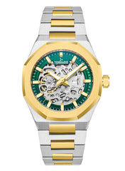 Tornado AUTONOVA Automatic Watch - Olive Green TT Gold - T24303-TBTH