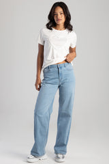 Sissyboy Ladies Regular T-Shirt With Ribbon Heart In White