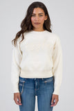 Sissy boy Womens Knit Jersey With Tonal Branding In Cream