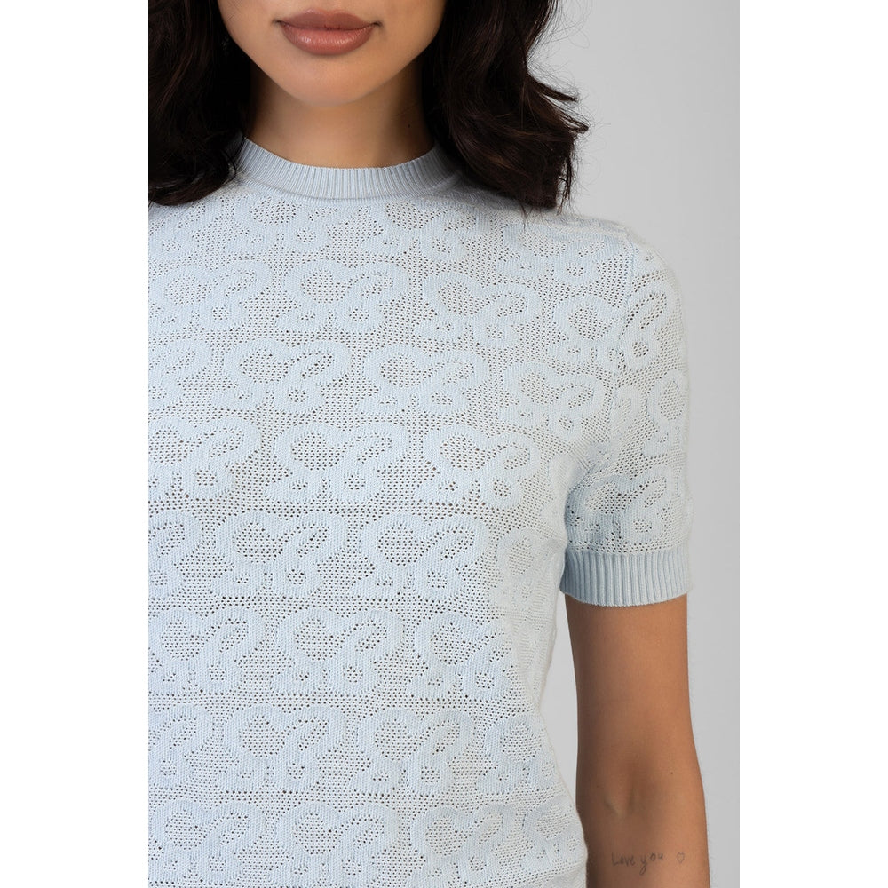 Sissy Boy Womens Next Level Knit Top In Pale Blue