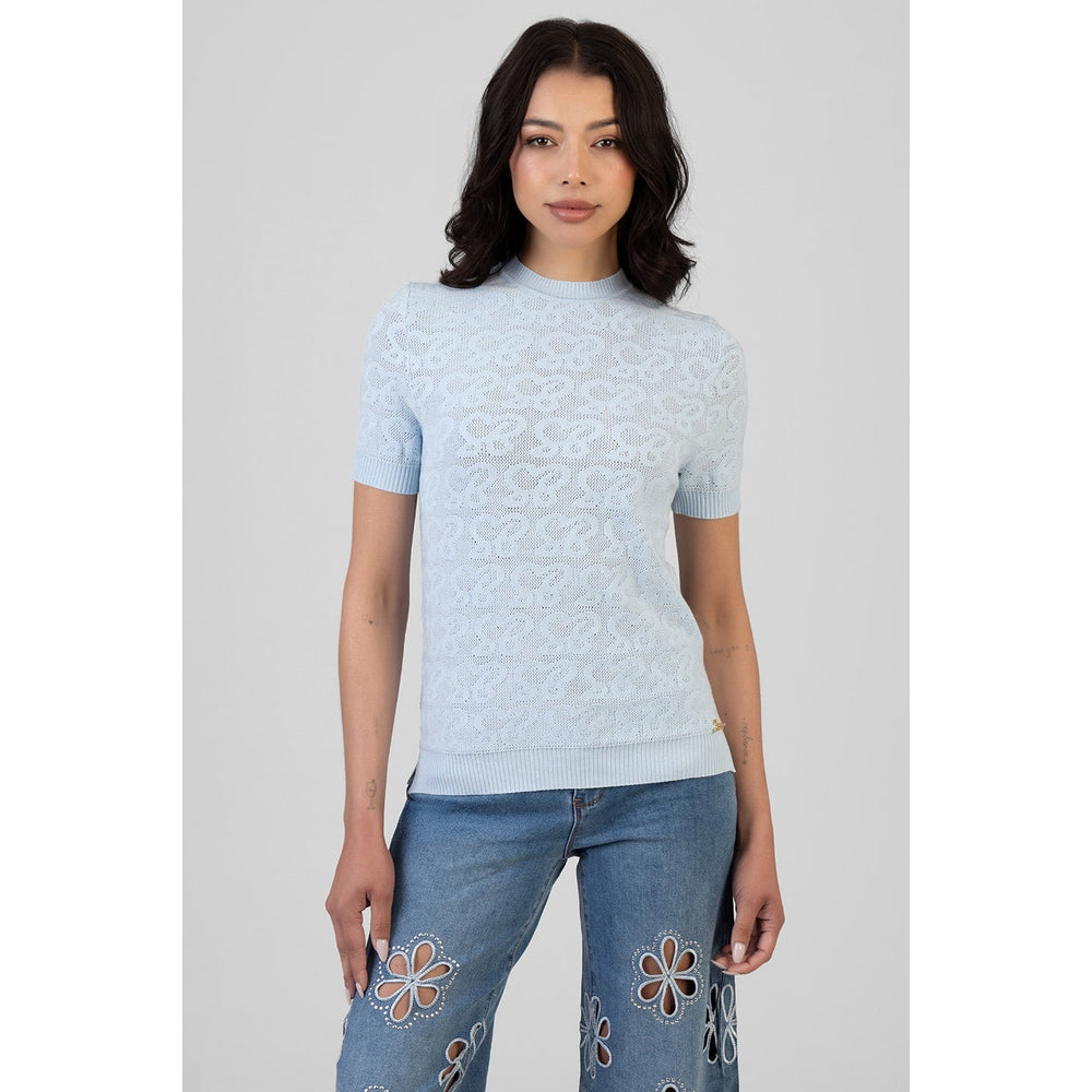 Sissy Boy Womens Next Level Knit Top In Pale Blue