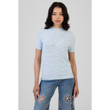 Sissy Boy Womens Next Level Knit Top In Pale Blue