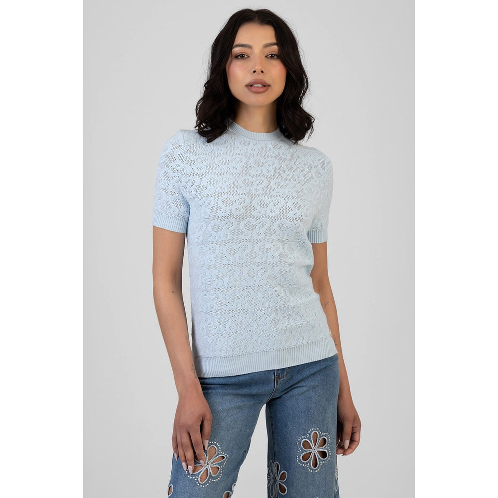 Sissy Boy Womens Next Level Knit Top In Pale Blue