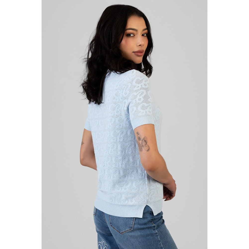 Sissy Boy Womens Next Level Knit Top In Pale Blue