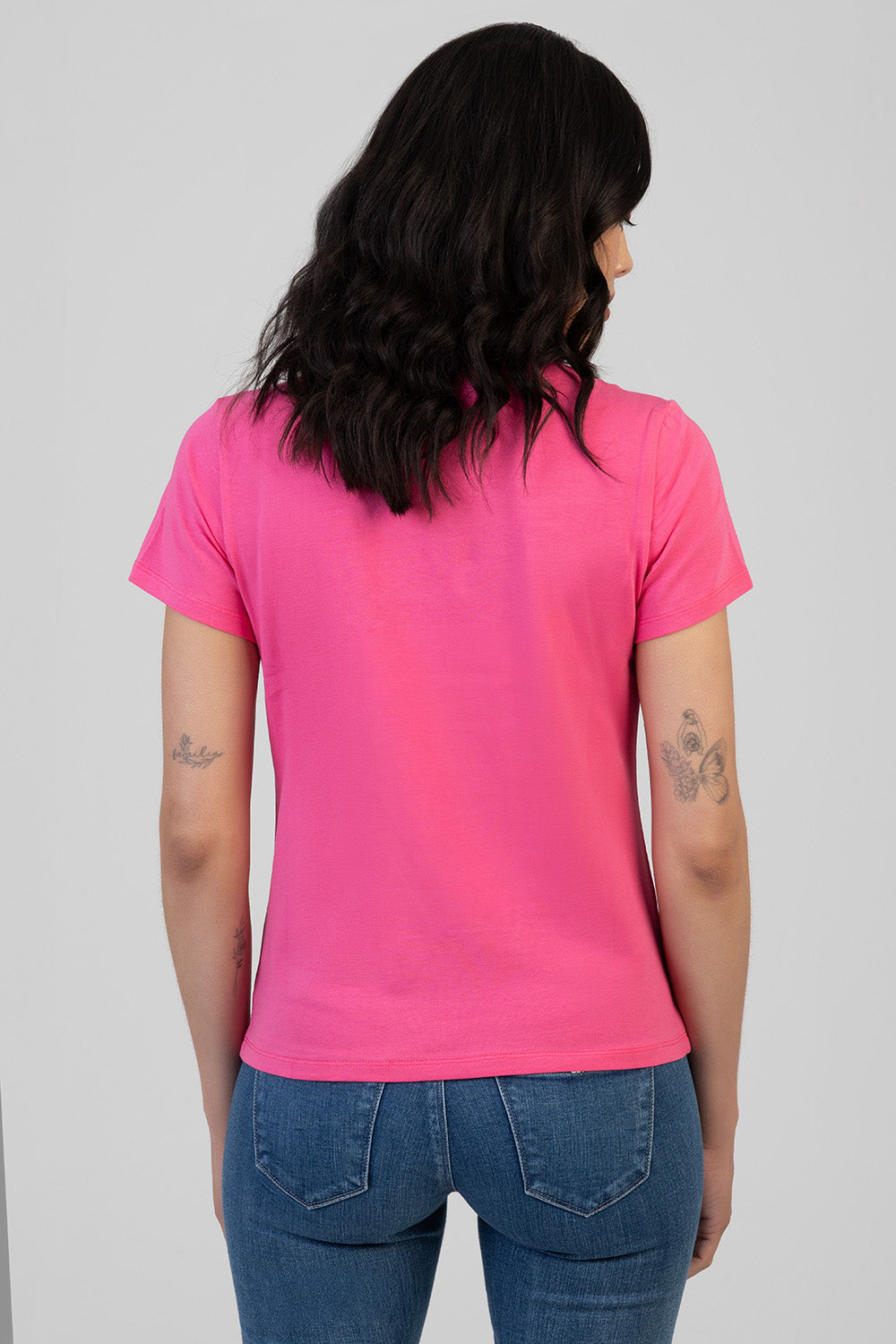 Sissy Boy Womens Glitter In The Dark Regular T-Shirt In Pink