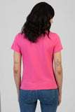 Sissy Boy Womens Glitter In The Dark Regular T-Shirt In Pink