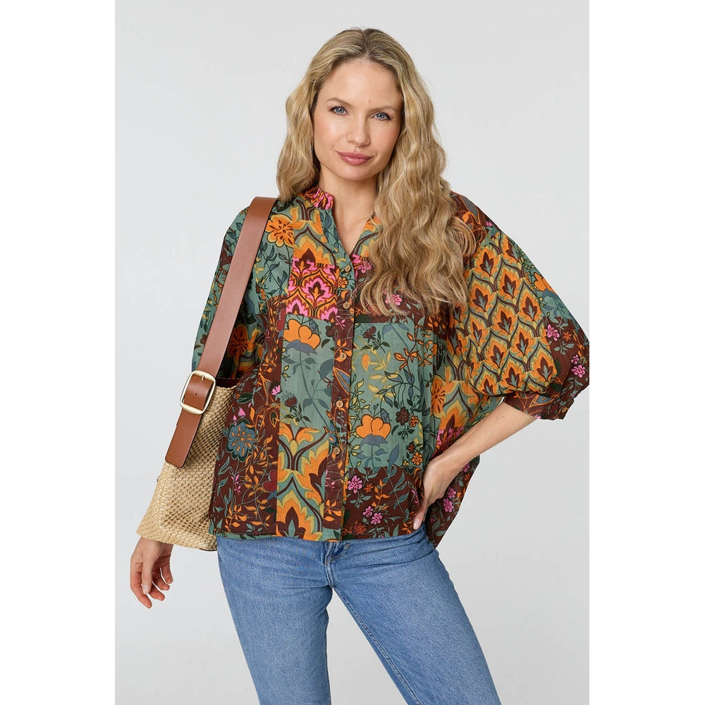 Mandi Ladies Blouse In Multi