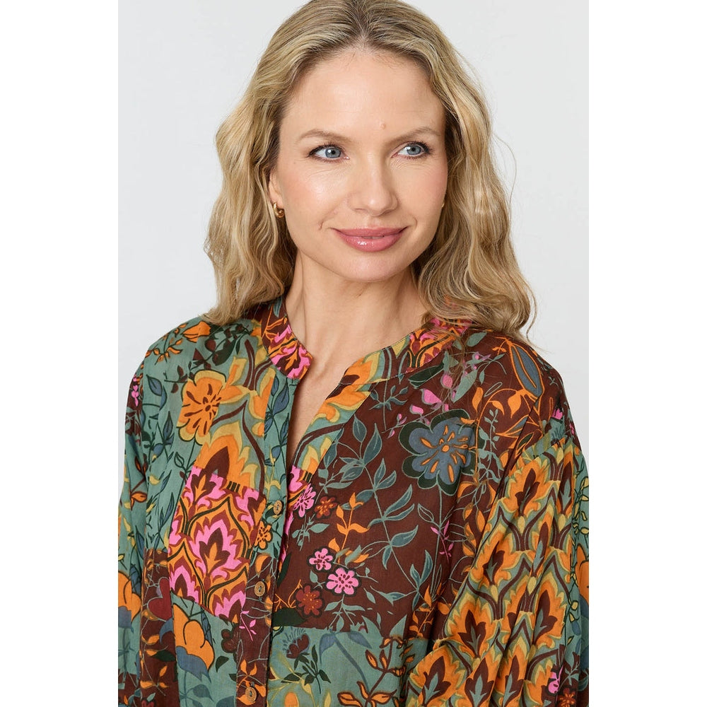 Mandi Ladies Blouse In Multi