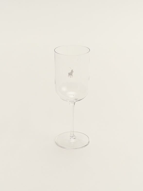 Polo Red Wine Glasses 4 Piece Set In Transparent