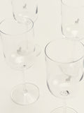 Polo Red Wine Glasses 4 Piece Set In Transparent