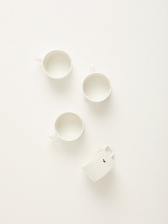 Polo Classic Tea Set 8 Piece Set In White