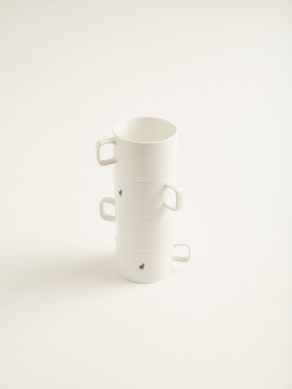 Polo Classic Tea Set 8 Piece Set In White