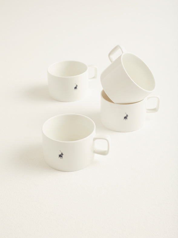 Polo Classic Tea Set 8 Piece Set In White