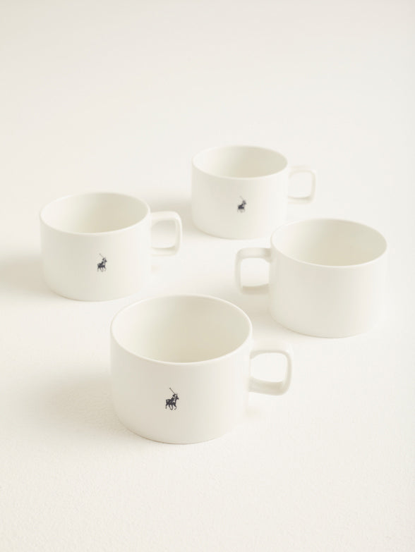Polo Classic Tea Set 8 Piece Set In White
