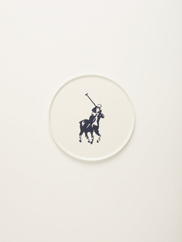 Polo Classic Charger Plate 2 Piece Set In White