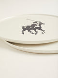 Polo Classic Charger Plate 2 Piece Set In White
