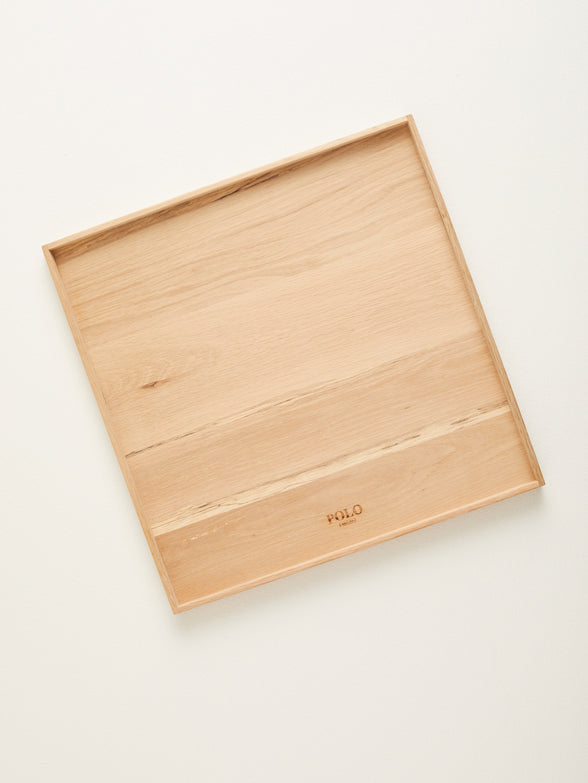 Polo Extra Large Serving Tray In Natural Oak