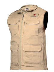 Sniper Mens Ramger Waistcoat In Khaki