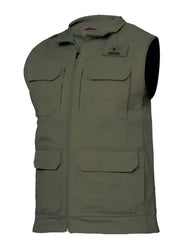 Sniper Mens Ranger Waistcoat In Military Green
