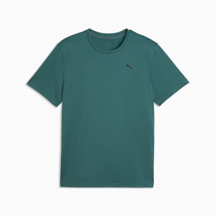 Puma Mens Tad Essential Solid T-Shirt In Herb Garden