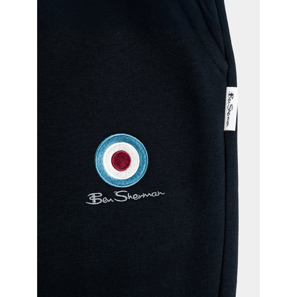 Bensherman Target Fleece Jog Shorts In Black