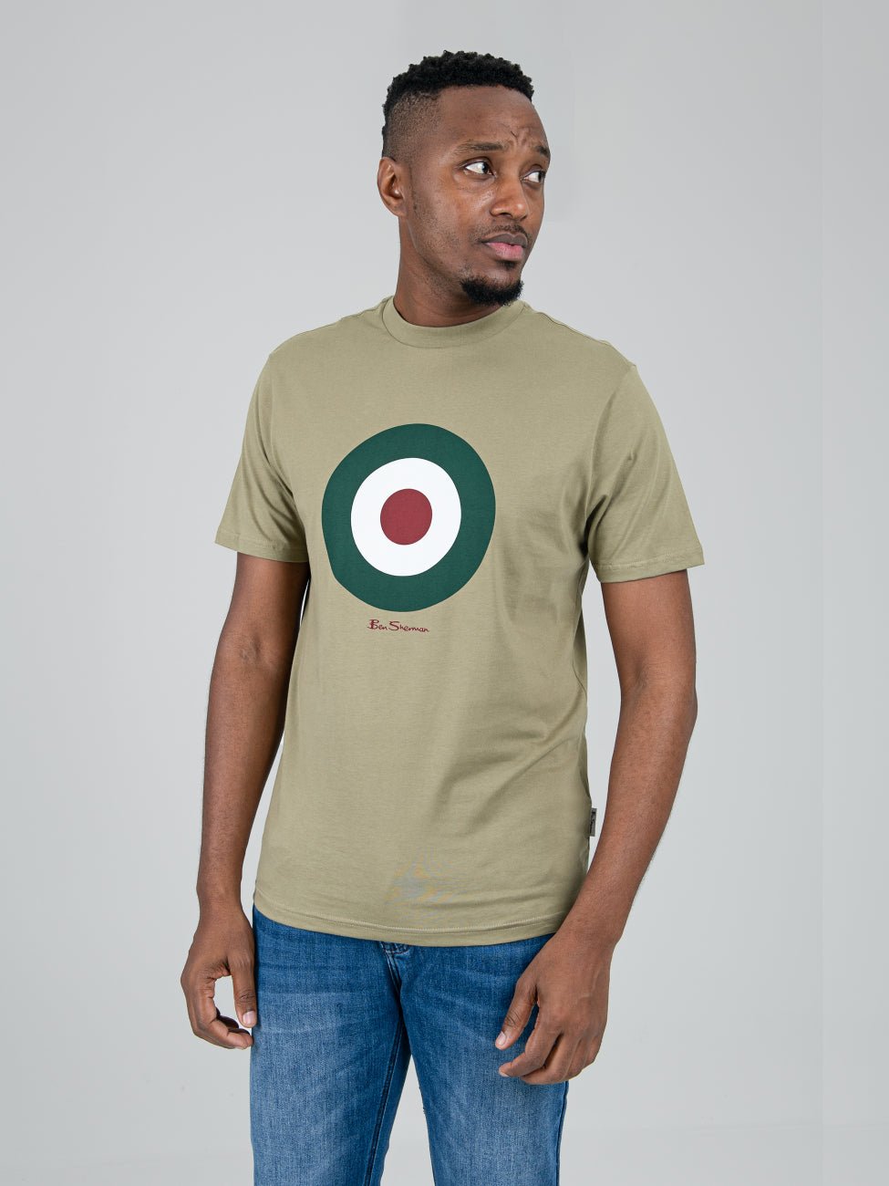 Ben Sherman Target T-Shirt Olive Night