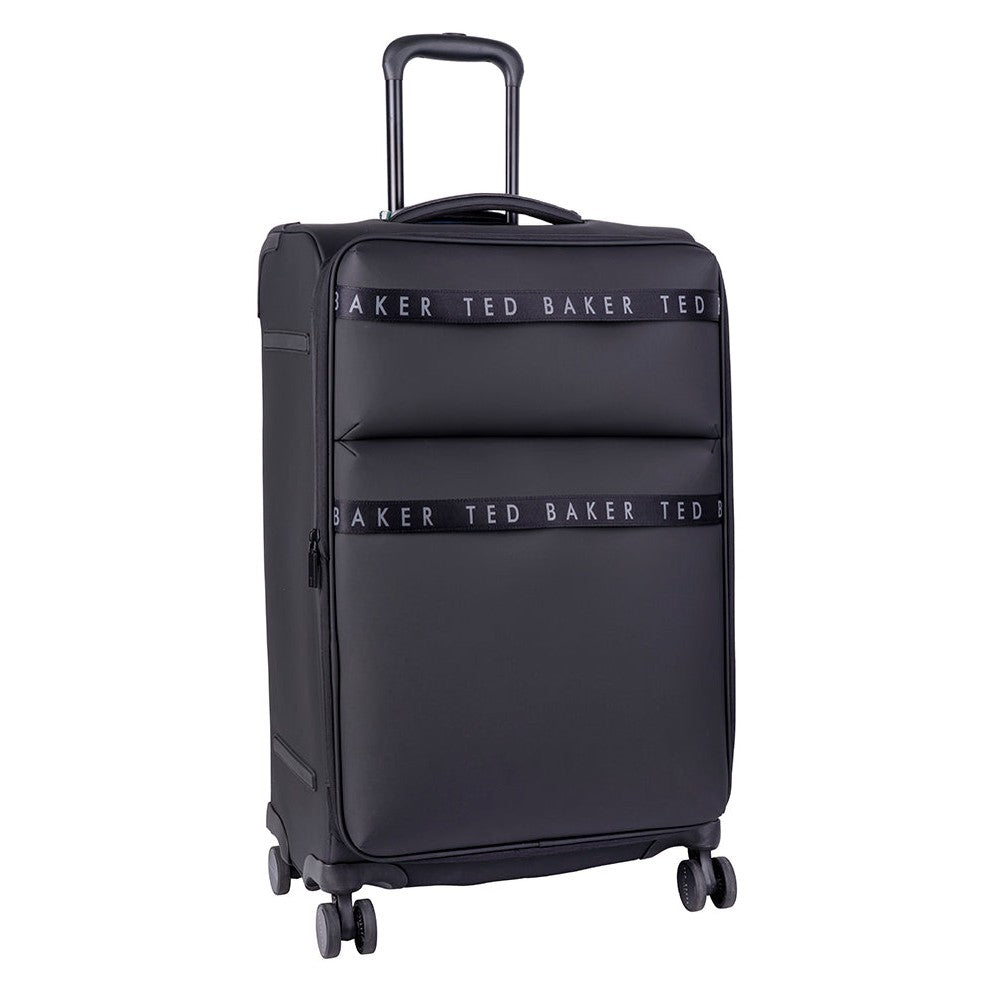 Ted Baker Quantum Trolley Luggage Case In Black