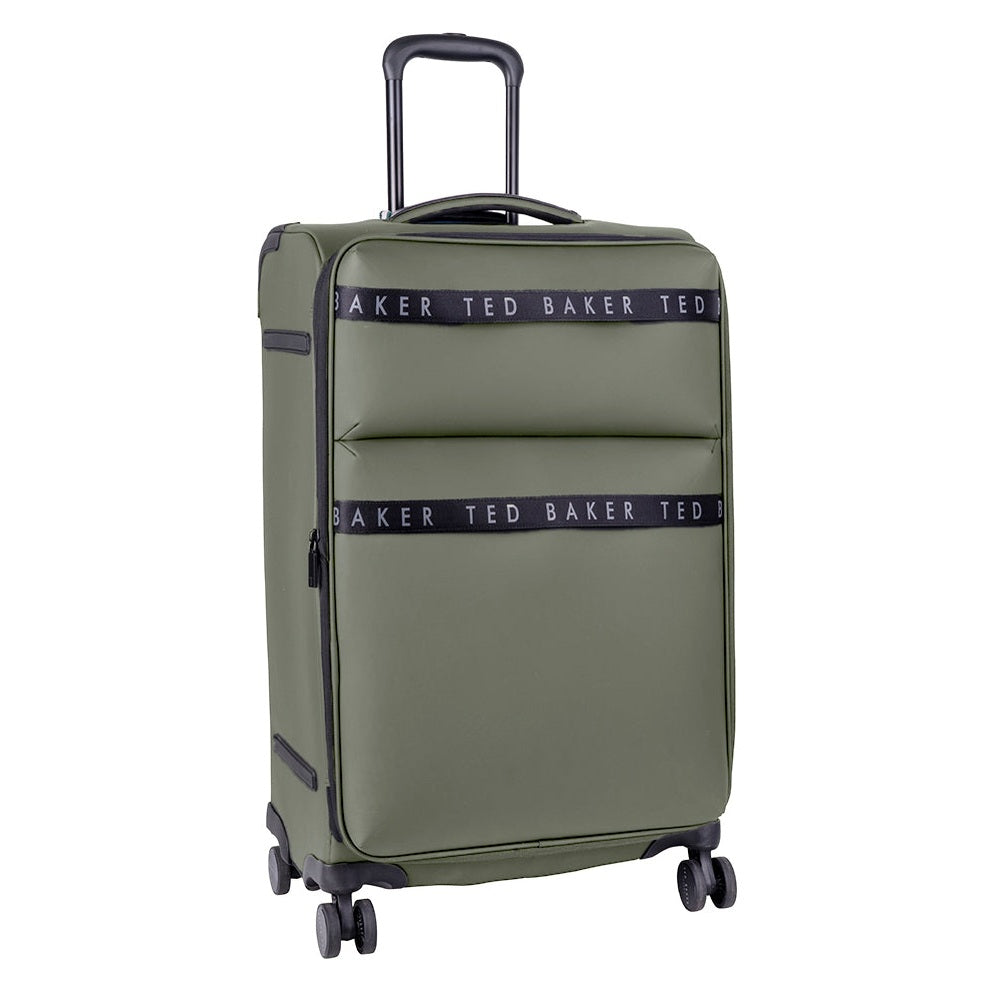 Ted Baker Quantum Trolley Luggage Case In Green