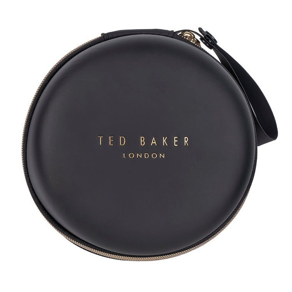 Ted Baker Unisex Adults Travel Essentials Travel Pillow With Storage Case In Black Multi